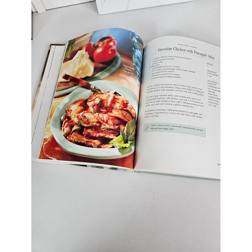 Weight Watchers Quick Cooking for Busy People Hardcover‎ Cookbook 1999